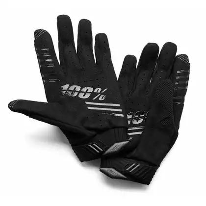 100% bicycle gloves r-core black STO-10017-001-12