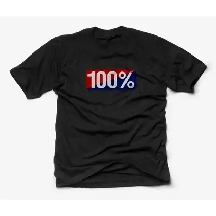 T-shirt 100% CLASSIC krótki rękaw black roz. M (NEW) STO-32001-001-11