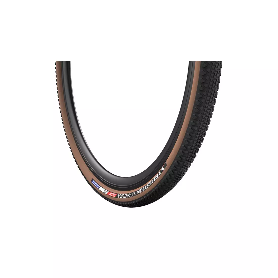 VREDESTEIN gravel bicycle tire aventura 700x38 (38-622) tubeless ready brown VRD-28170