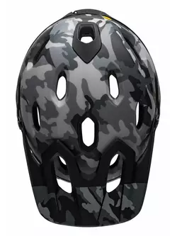 BELL SUPER DH MIPS SPHERICAL full face bicycle helmet, matte gloss black camo