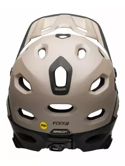 BELL SUPER DH MIPS SPHERICAL full face bicycle helmet, matte gloss sand black