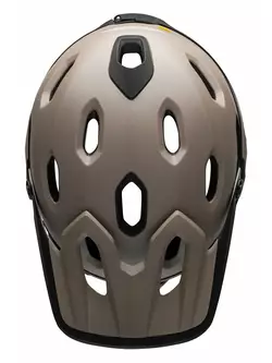 BELL SUPER DH MIPS SPHERICAL full face bicycle helmet, matte gloss sand black