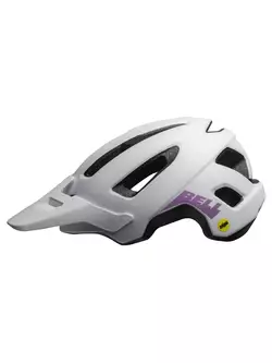 BELL ladies' bicycle helmet mtb nomad w integrated mips matte white purple BEL-7118735