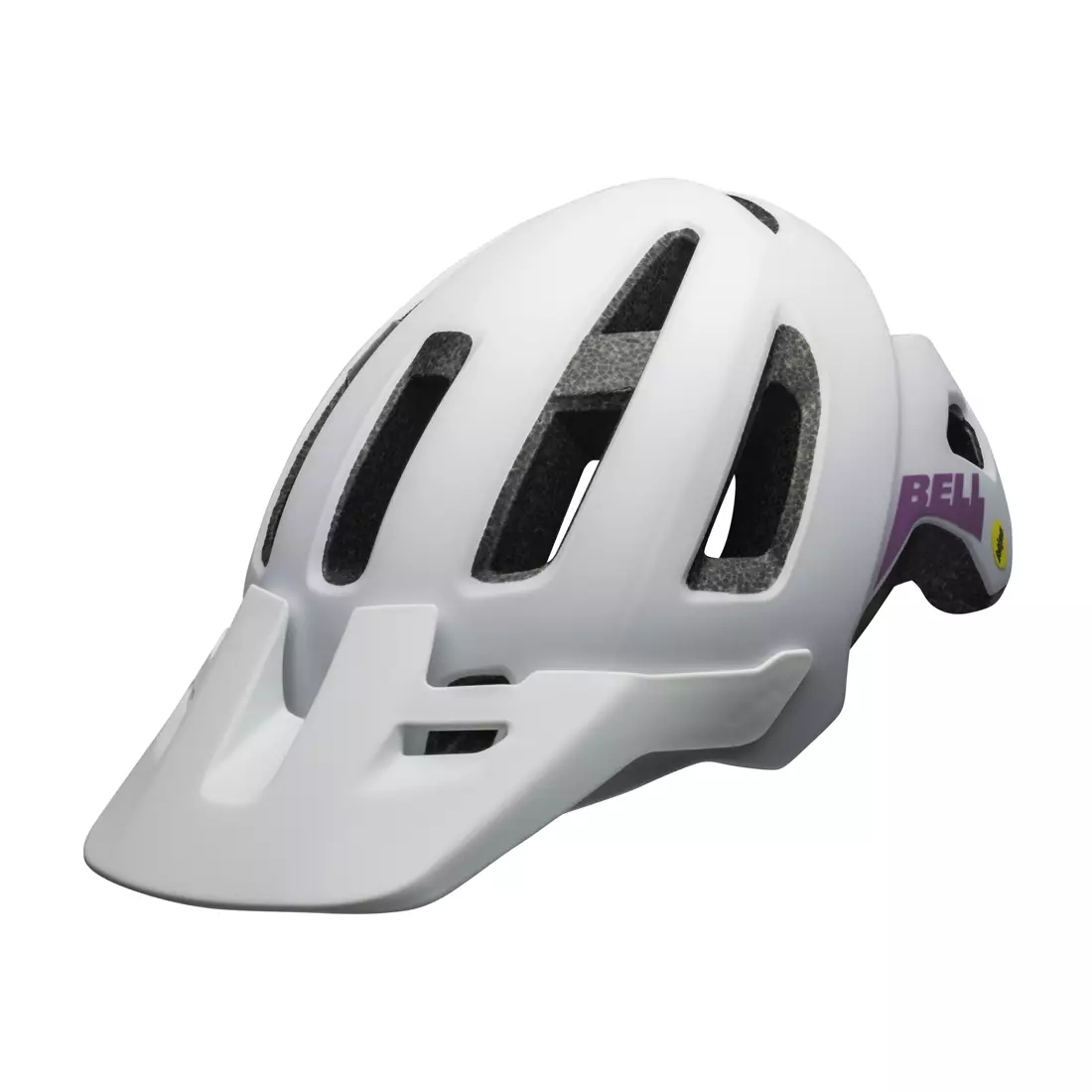 BELL ladies' bicycle helmet mtb nomad w integrated mips matte white purple BEL-7118735