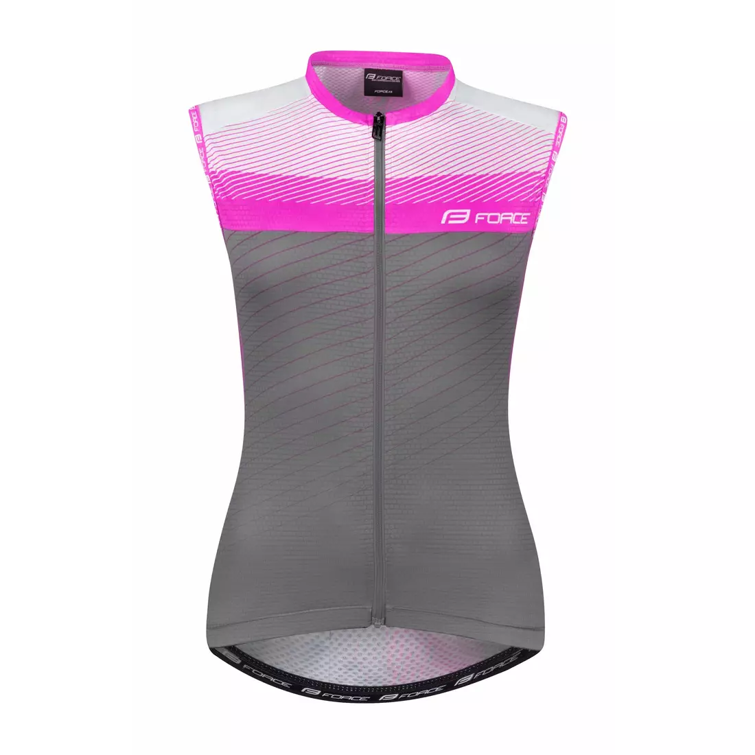 FORCE ACCELER Women's gray sleeveless cycling jersey 9001321