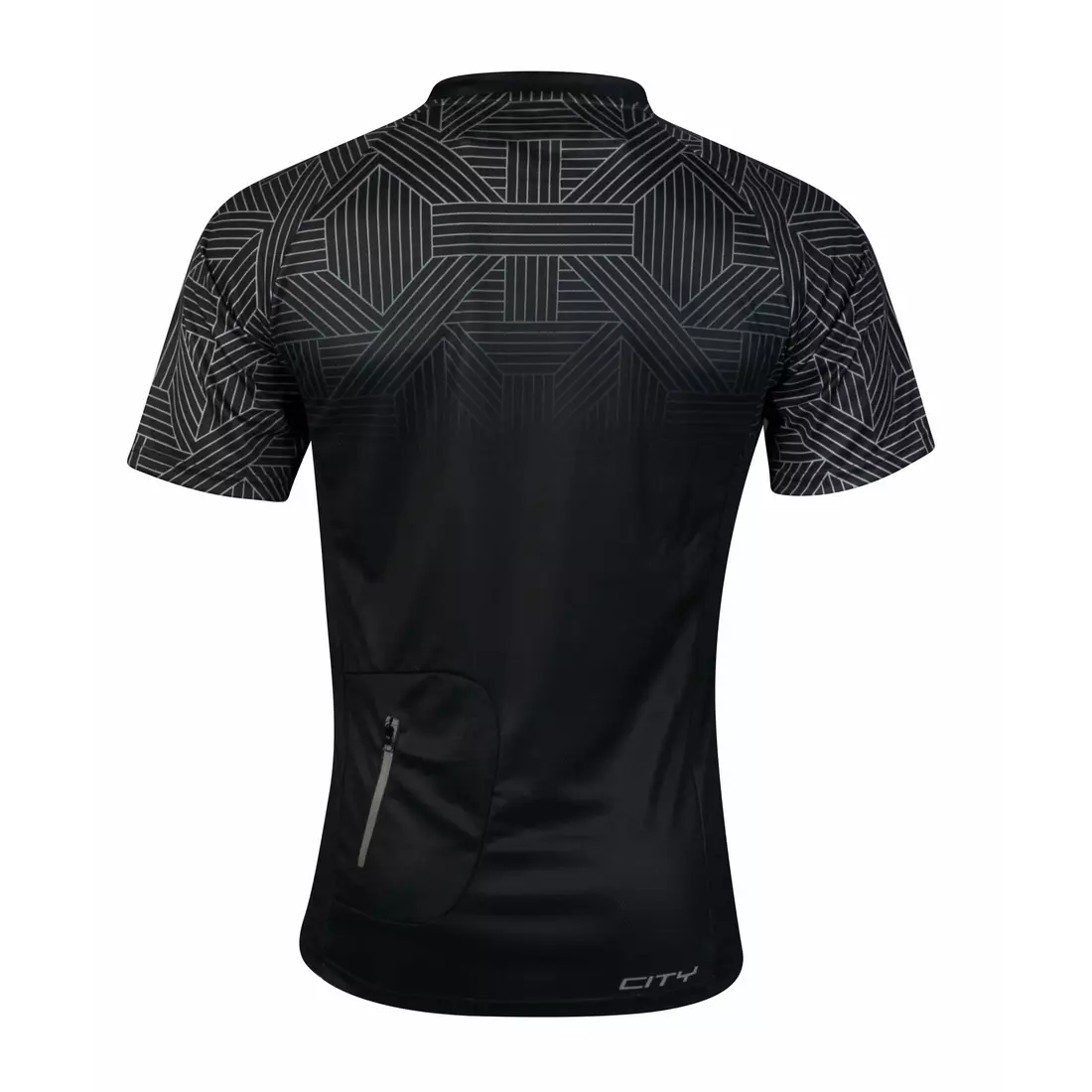 FORCE CITY men's black and gray MTB cycling jersey 9001535