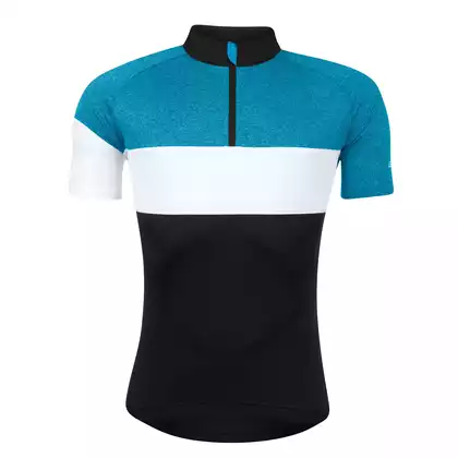 FORCE VIEW men's MTB cycling jerseyB black-blue-white 9001012