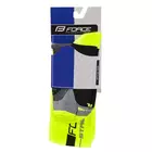 FORCE cycling socks STAGE, fluo-black 9009094