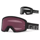 GIRO bicycle goggles tazz mtb black grey (colored glass AMBER SCARLET trail + transparent glass 99% S0) GR-7097840