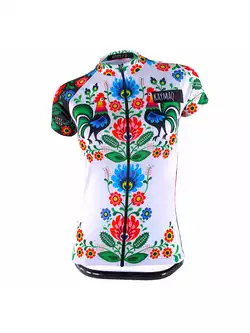KAYAMQ W1-Polish Folk Women's cycling short sleeve jersey