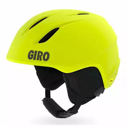GIRO children's ski/snowboard winter helmet launch mips matte citron GR-7104878