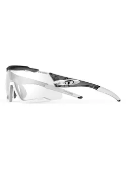 TIFOSI photochromic sports glasses aethon fototec crystal smoke/white (Light Night photochrome 75,9%-27,7%) TFI-1580302831