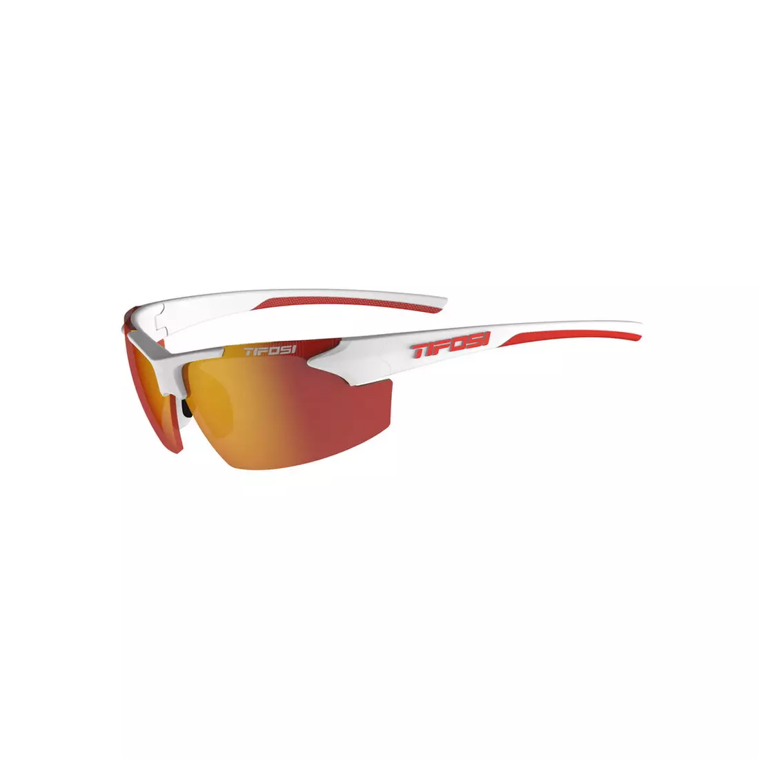 TIFOSI sports glasses track white/red (Smoke Red 15,4%) TFI-1550401878