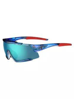 TIFOSI sports glasses with replaceable lenses aethon clarion crystal blue (Clarion Blue, AC Red, Clear) TFI-1580106122
