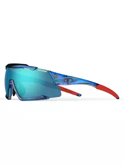 TIFOSI sports glasses with replaceable lenses aethon clarion crystal blue (Clarion Blue, AC Red, Clear) TFI-1580106122