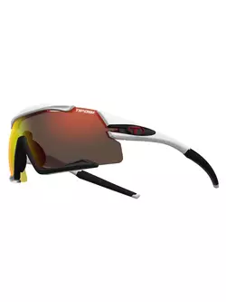 TIFOSI sports glasses with replaceable lenses aethon clarion white/black (Clarion Red, AC Red, Clear) TFI-1580104821