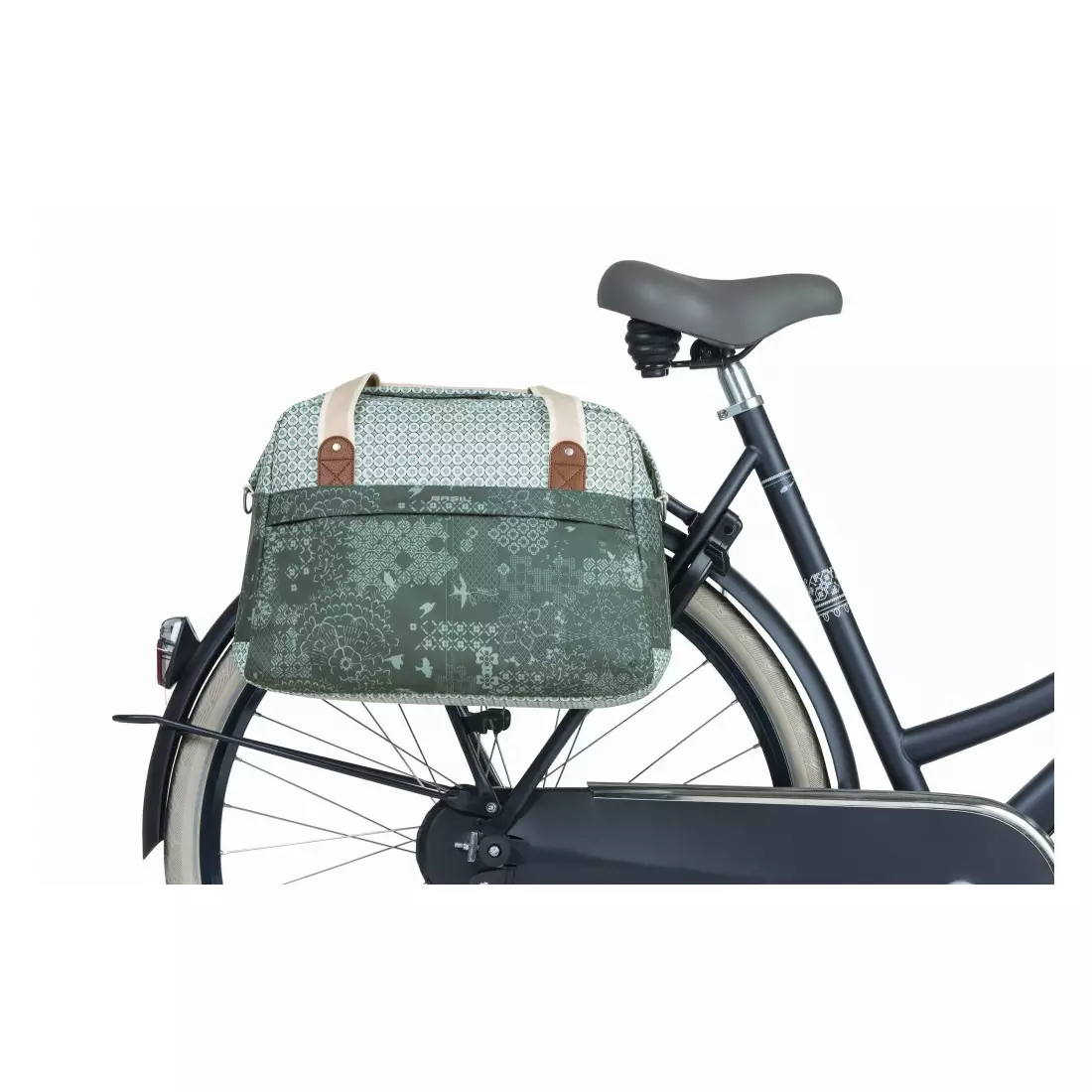 BASIL bag / pannier for the trunk boheme carry all 18L forest green B-18006