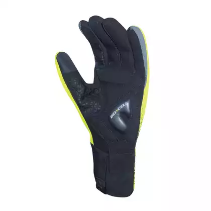 CHIBA BIOXCELL LIGHT WINTER transitional lightweight bicycle gloves, fluo 3160120 