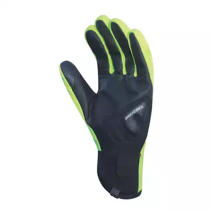 CHIBA BIOXCELL WARM WINTER Primaloft winter bicycle gloves, fluo 3160020 
