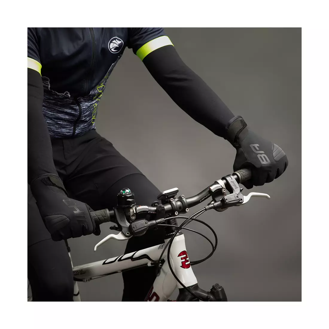 CHIBA BIOXCELL WARM WINTER Primaloft winter bicycle gloves, black 3160020 