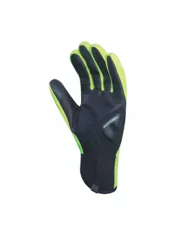 CHIBA BIOXCELL WARM WINTER Primaloft winter bicycle gloves, fluo 3160020 