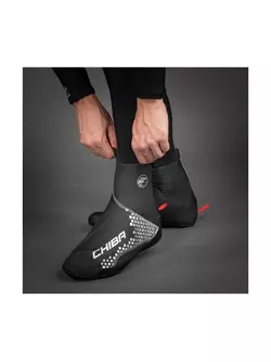 CHIBA MTB UBERSCHUH Rain protectors for bicycle shoes, black 31449 