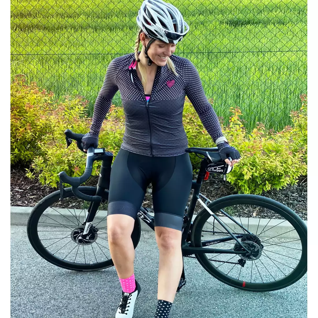 Cycling Clothing Women's Cycling Bicycle Jerseys Lady Bike Shirt Top Pink Gear 