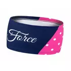 FORCE POINTS sport ports headband pink-blue 903165