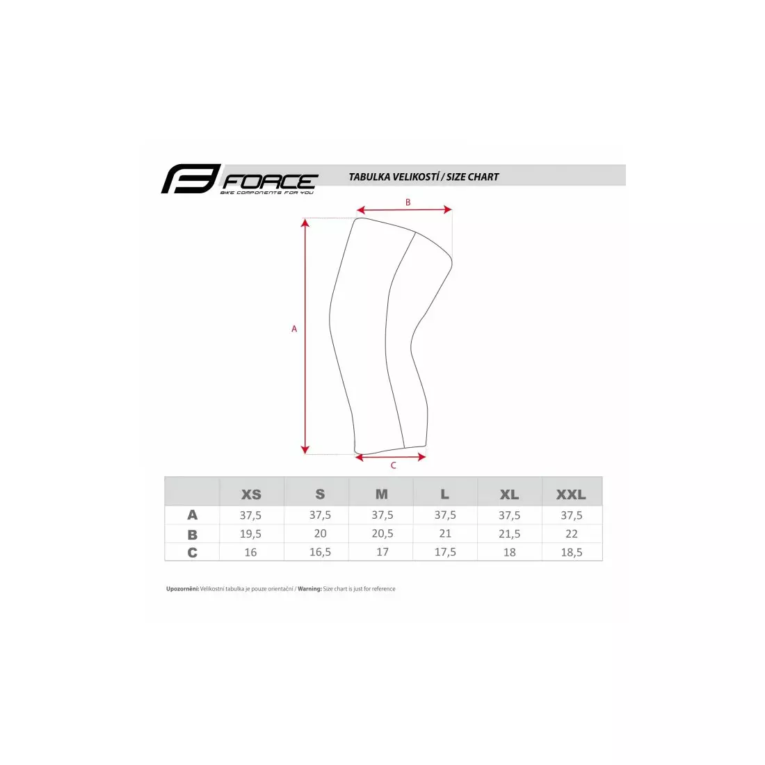 FORCE WIND-X bicycle knee pads black 900208