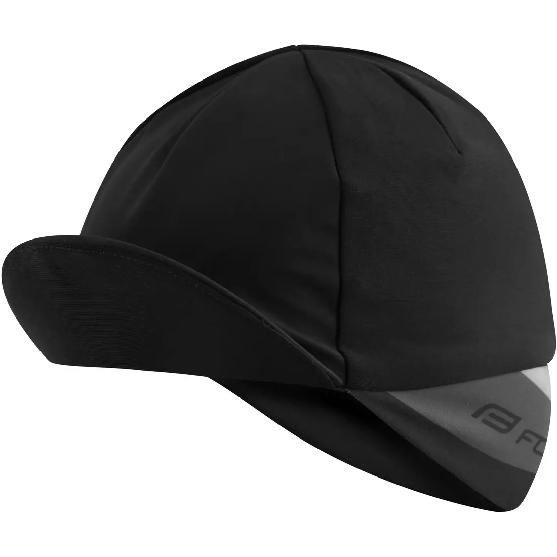 FORCE Winter cycling hat BRISK, black and gray 903048