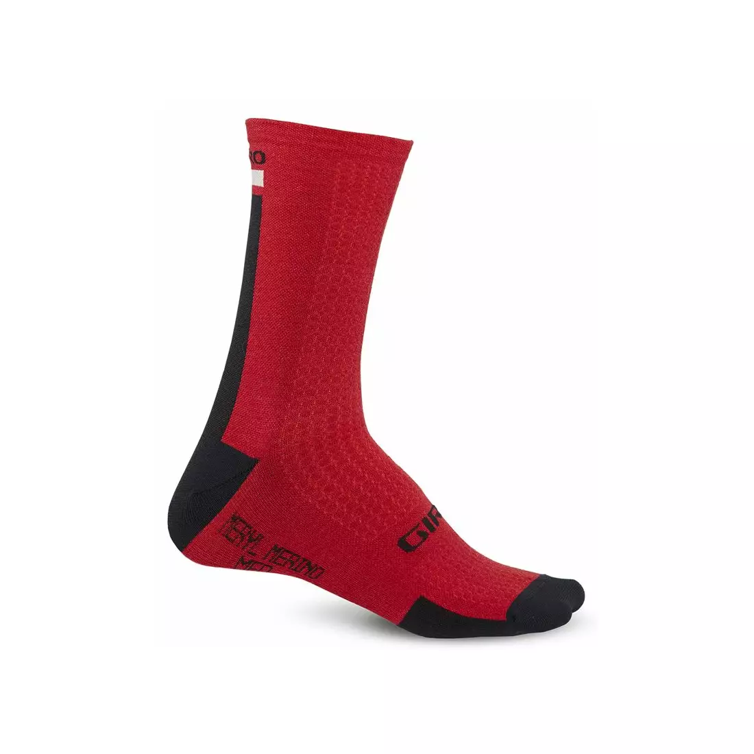 GIRO cycling socks hrc + merino wool dark red black grey GR-7085804