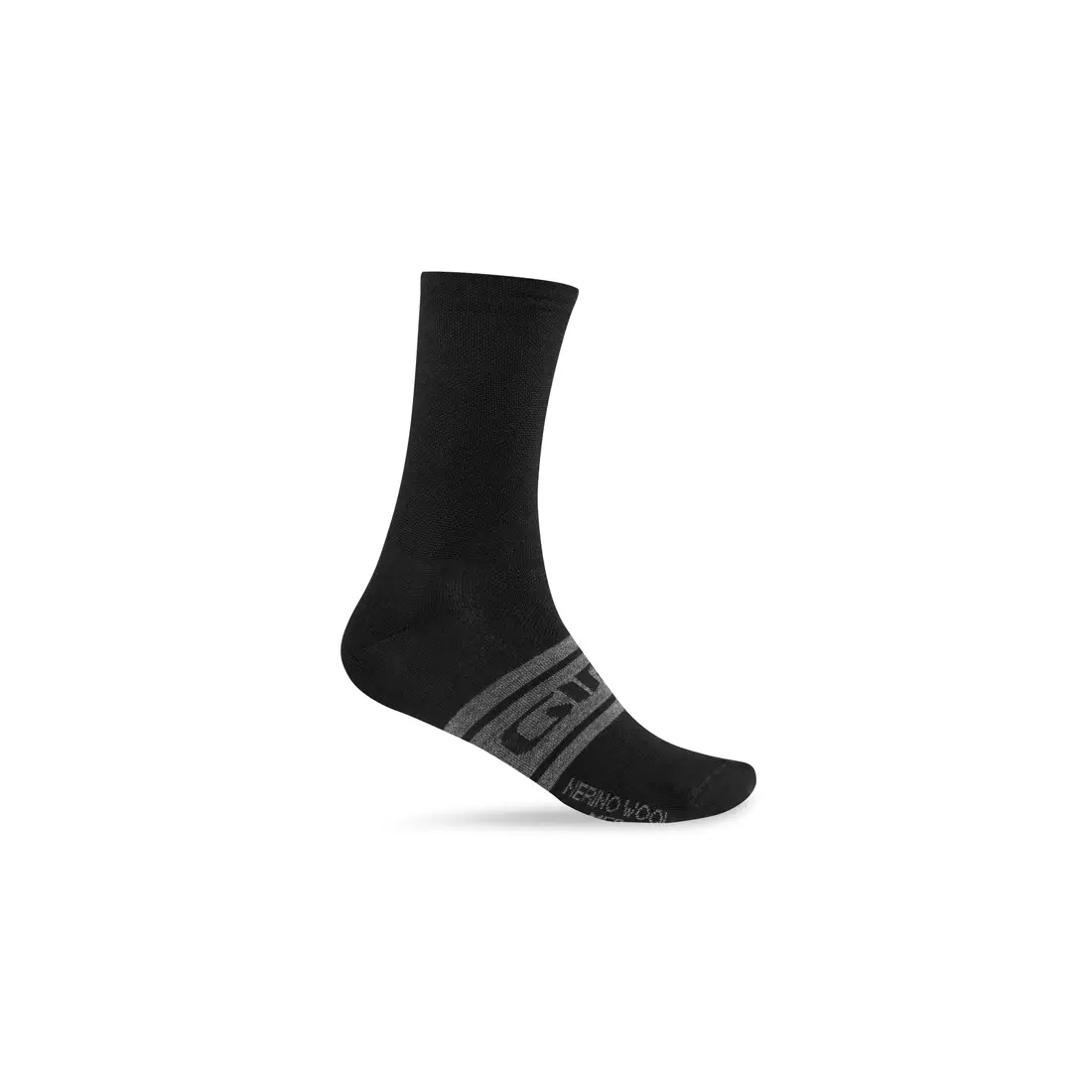 GIRO cycling socks seasonal merino wool black charcoal GR-2038529