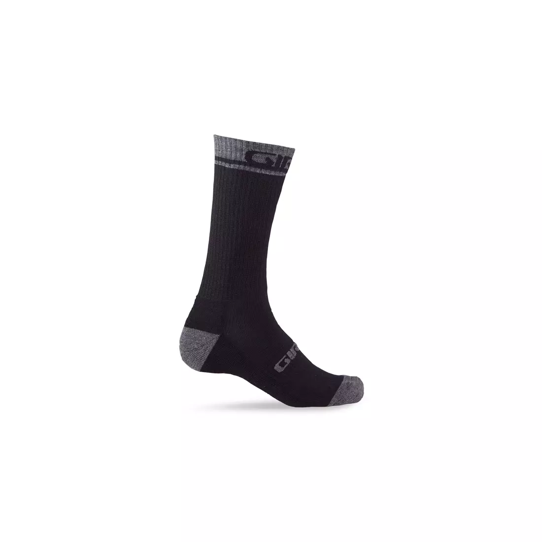 GIRO cycling socks winter merino wool black dark shadow GR-7077554