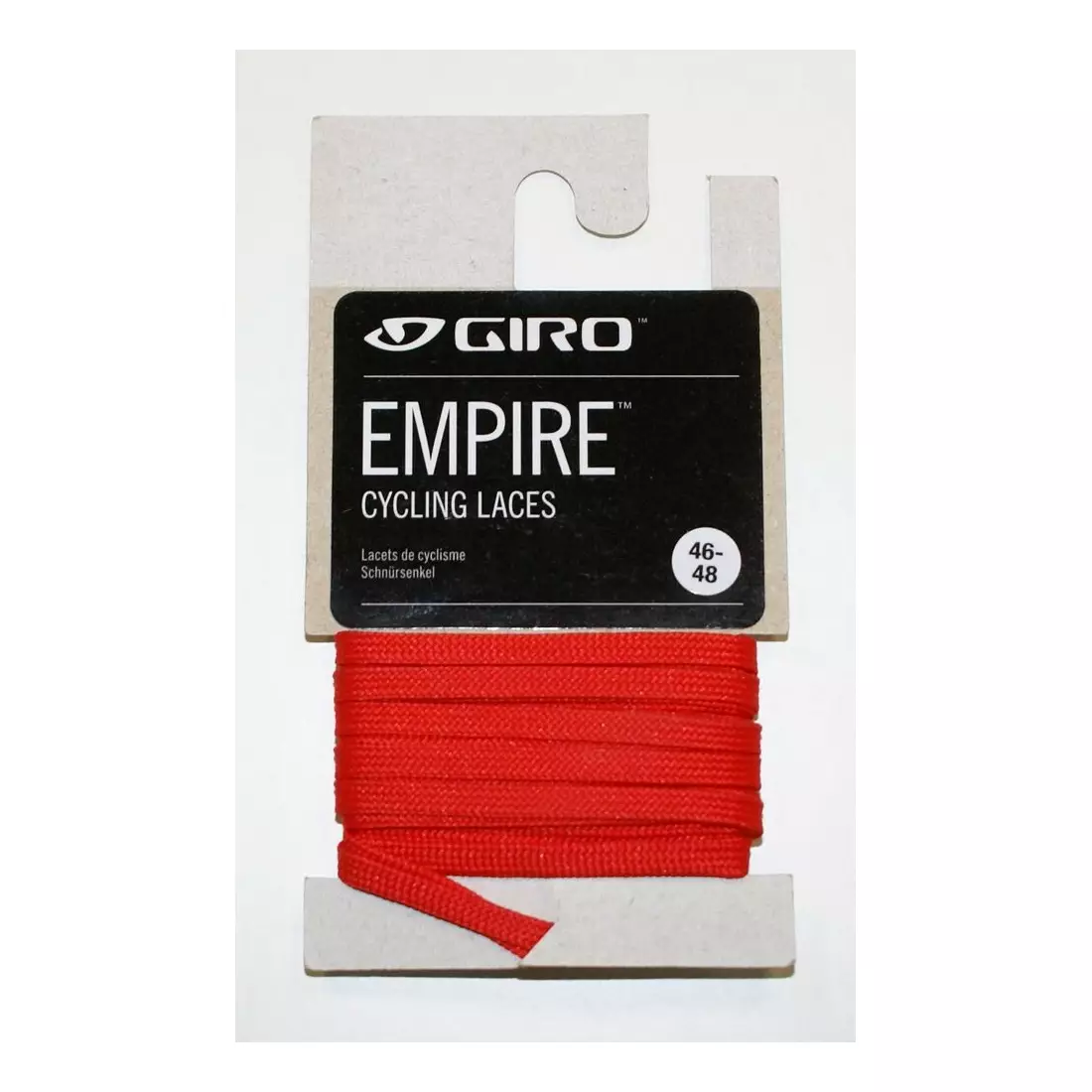 GIRO laces for cycling shoes EMPIRE LACES bright red GR-7084146