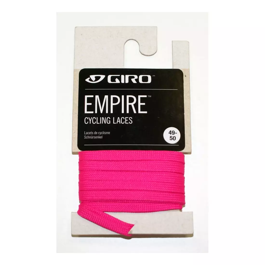 GIRO laces for cycling shoes EMPIRE LACES coral pink GR-7084147