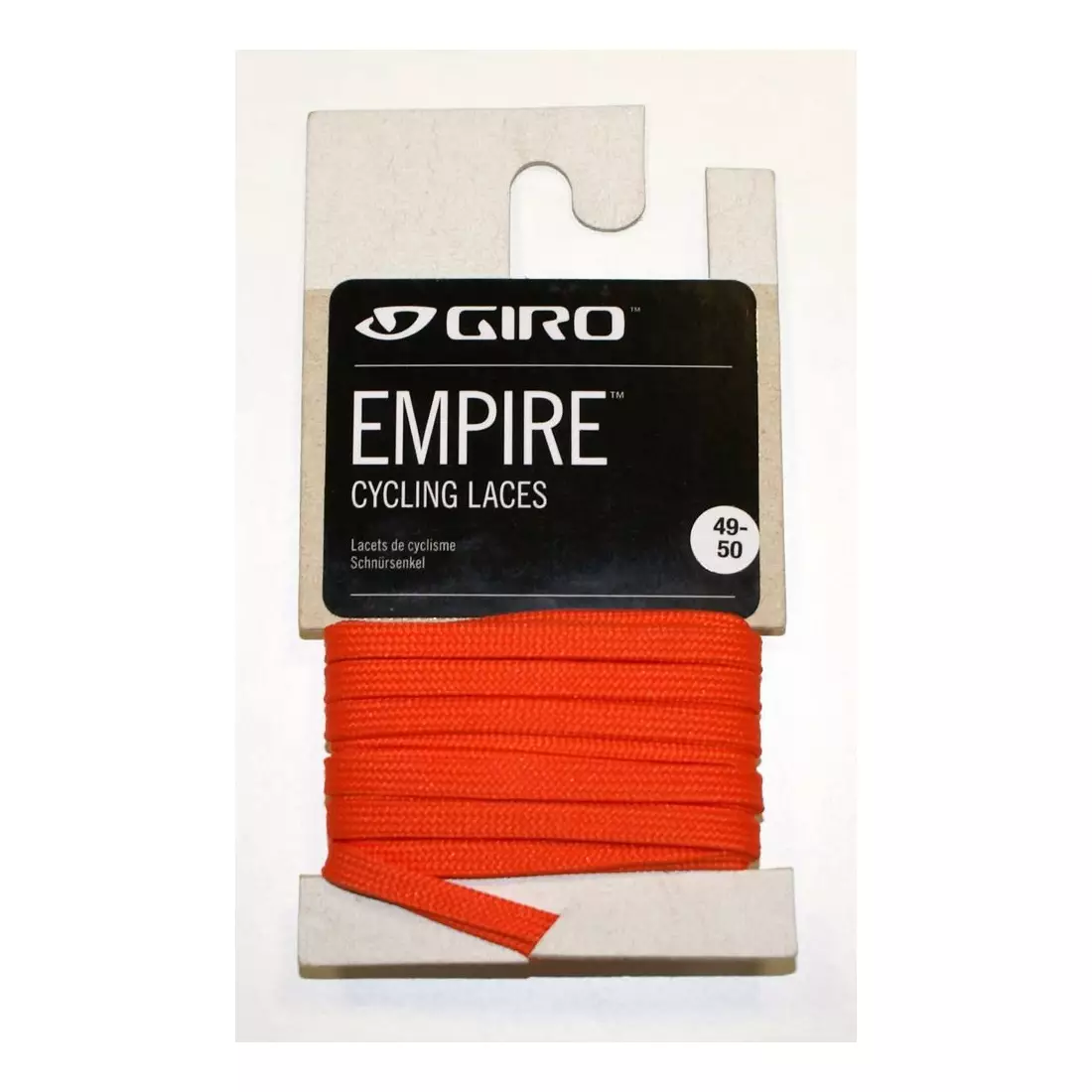 GIRO laces for cycling shoes EMPIRE LACES glowing red GR-7084148