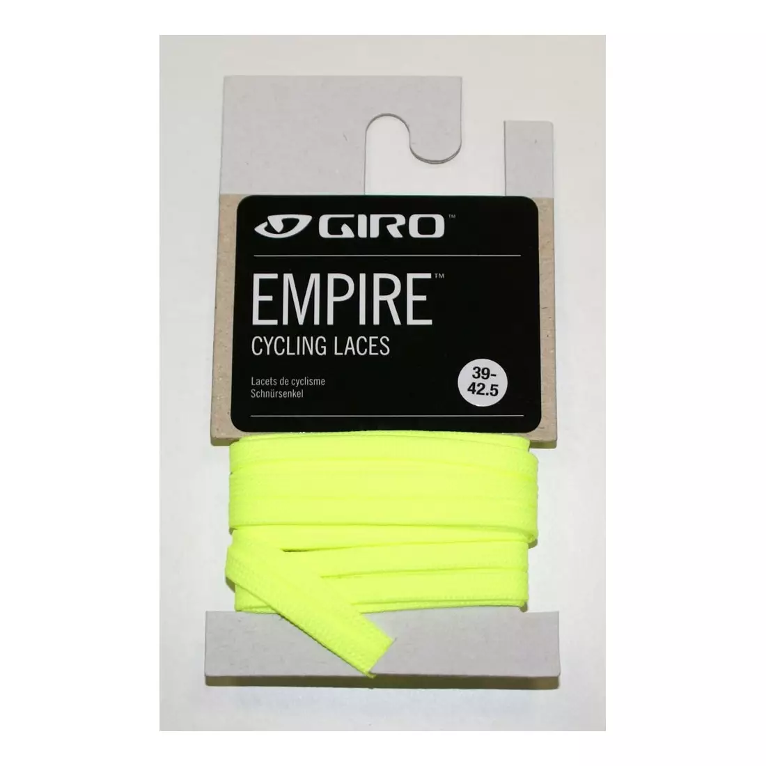 GIRO laces for cycling shoes EMPIRE LACES highlight yellow GR-7084149