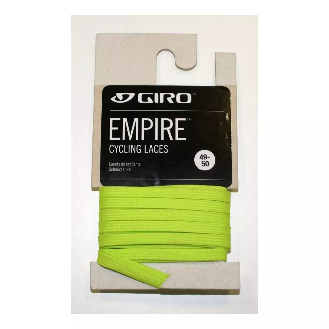 GIRO laces for cycling shoes EMPIRE LACES puke green GR-7084151