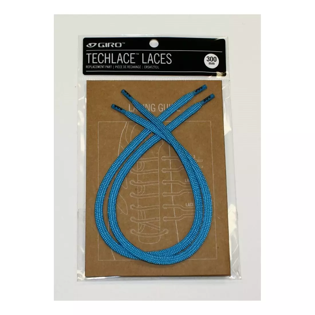 GIRO laces for cycling shoes TECHLACE LACES blue jewel GR-7093299