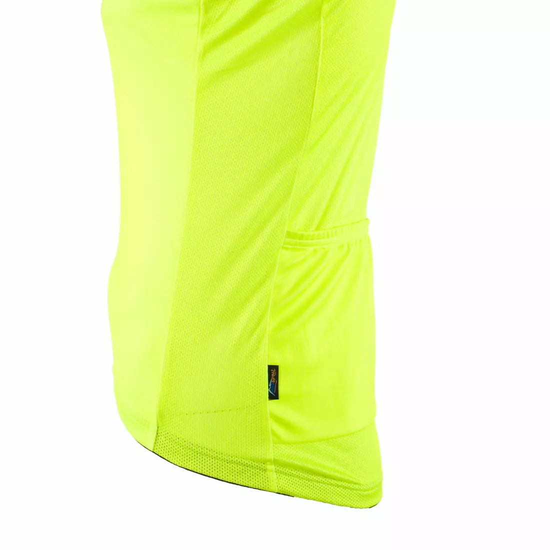 KAYMAQ SLEEVELESS sleeveless men's T-shirt 01.217, fluoride yellow