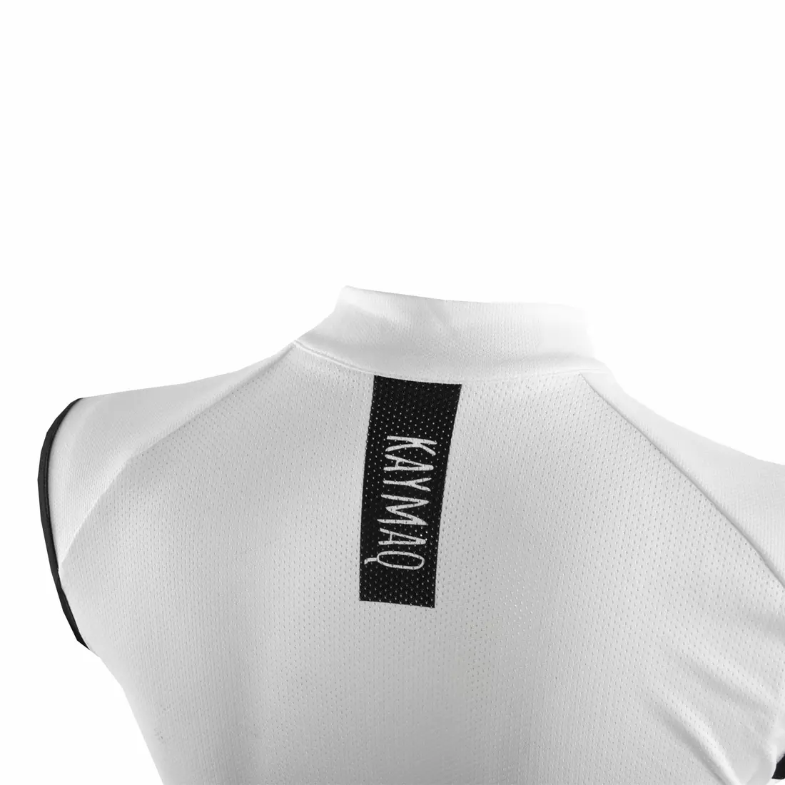 KAYMAQ SLEEVELESS sleeveless women's T-shirt 01.218, white