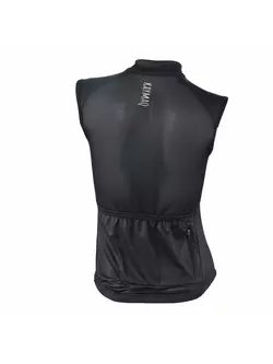 KAYMAQ SLEEVELESS women's sleeveless cycling t-shirt 01.218, black