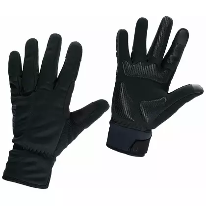 ROGELLI BLAST winter softshell bicycle gloves, black