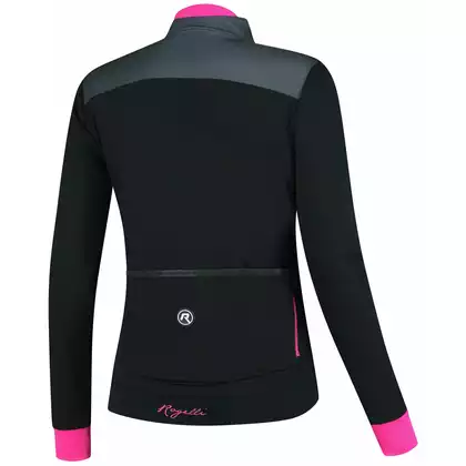 ROGELLI winter cycling jacket STRIPE black ROG351039 | MikeSPORT