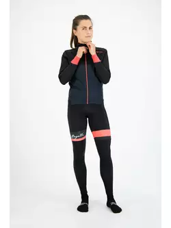 ROGELLI CONTENTA women lightweight winter bicycle jacket, dark blue-black-pink