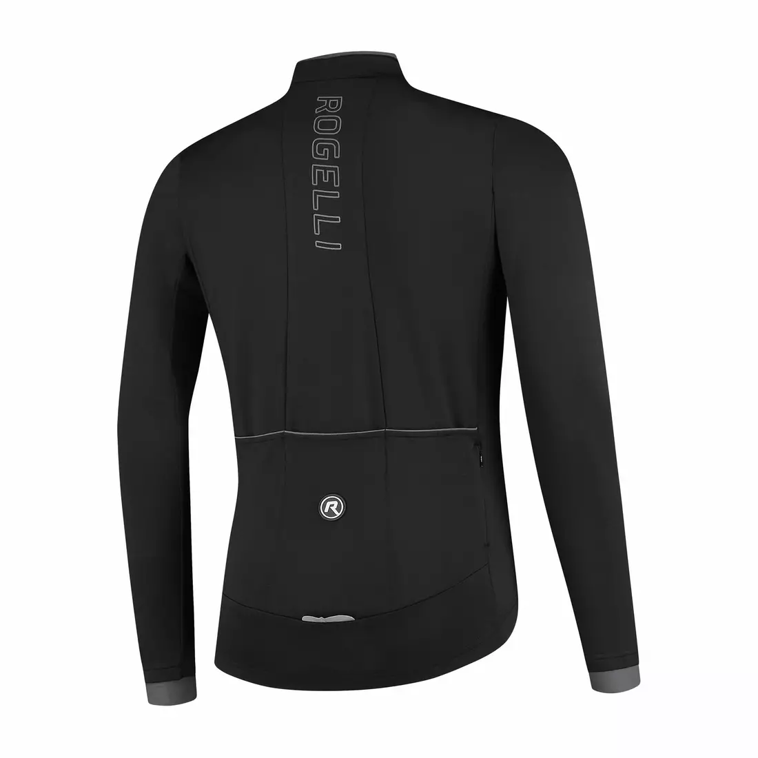 ROGELLI ESSENTIAL men's insulated bicycle jacket impregnated, black