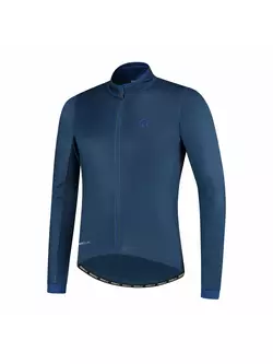 ROGELLI ESSENTIAL men's insulated bicycle jacket impregnated, blue