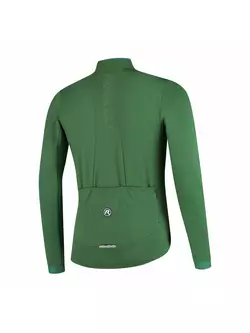 ROGELLI ESSENTIAL men's insulated bicycle jacket impregnated, green