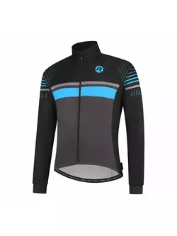 ROGELLI HERO men's transition softshell bicycle jacket, black blue