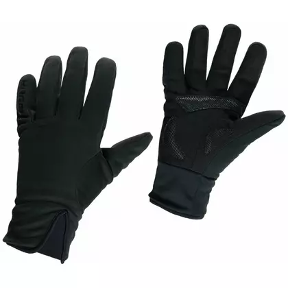ROGELLI MOUNT winter softshell bicycle gloves, black